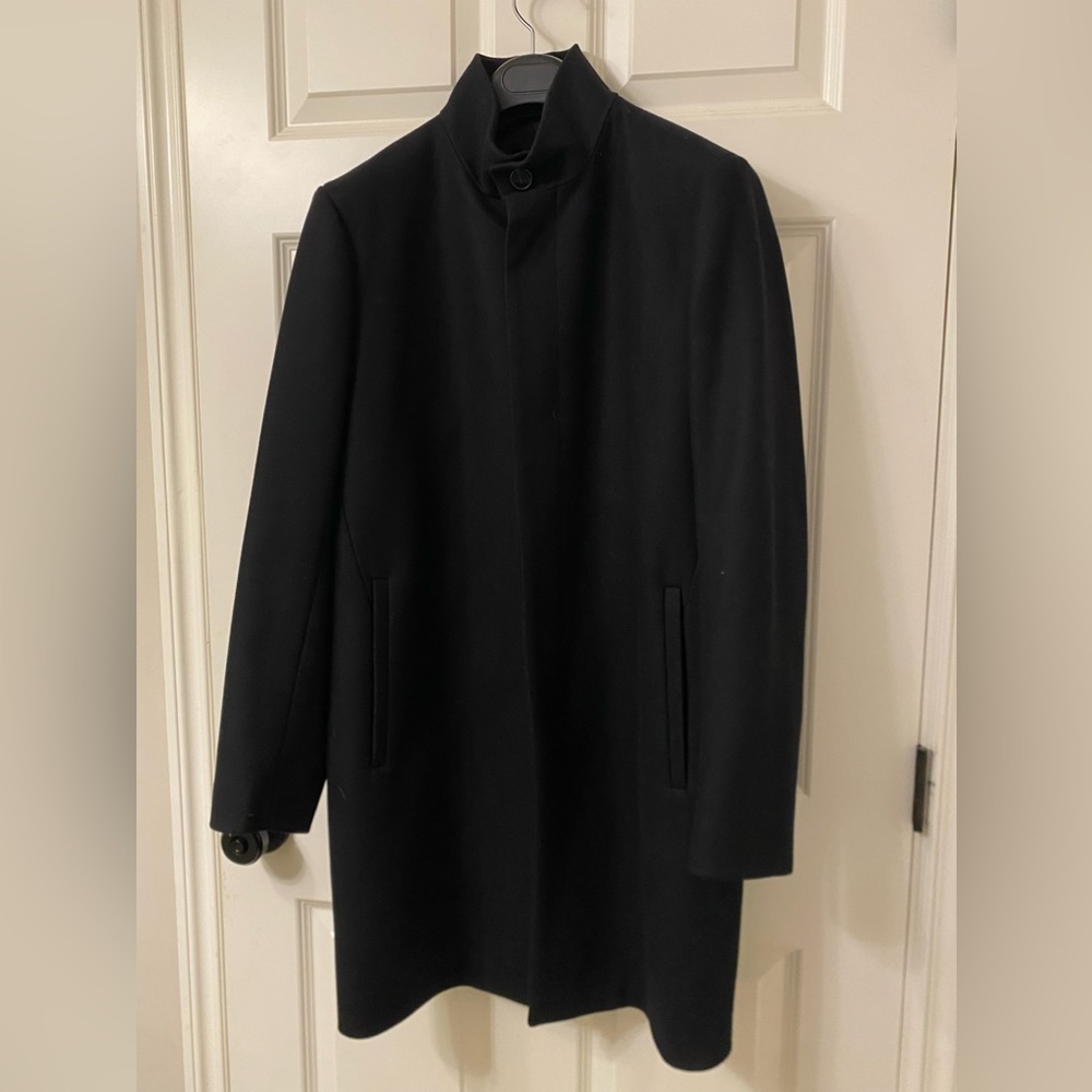 Theory Black Wool Jacket with Buttons